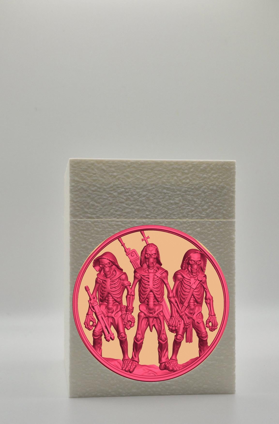 Skeleton Army Card Box — White