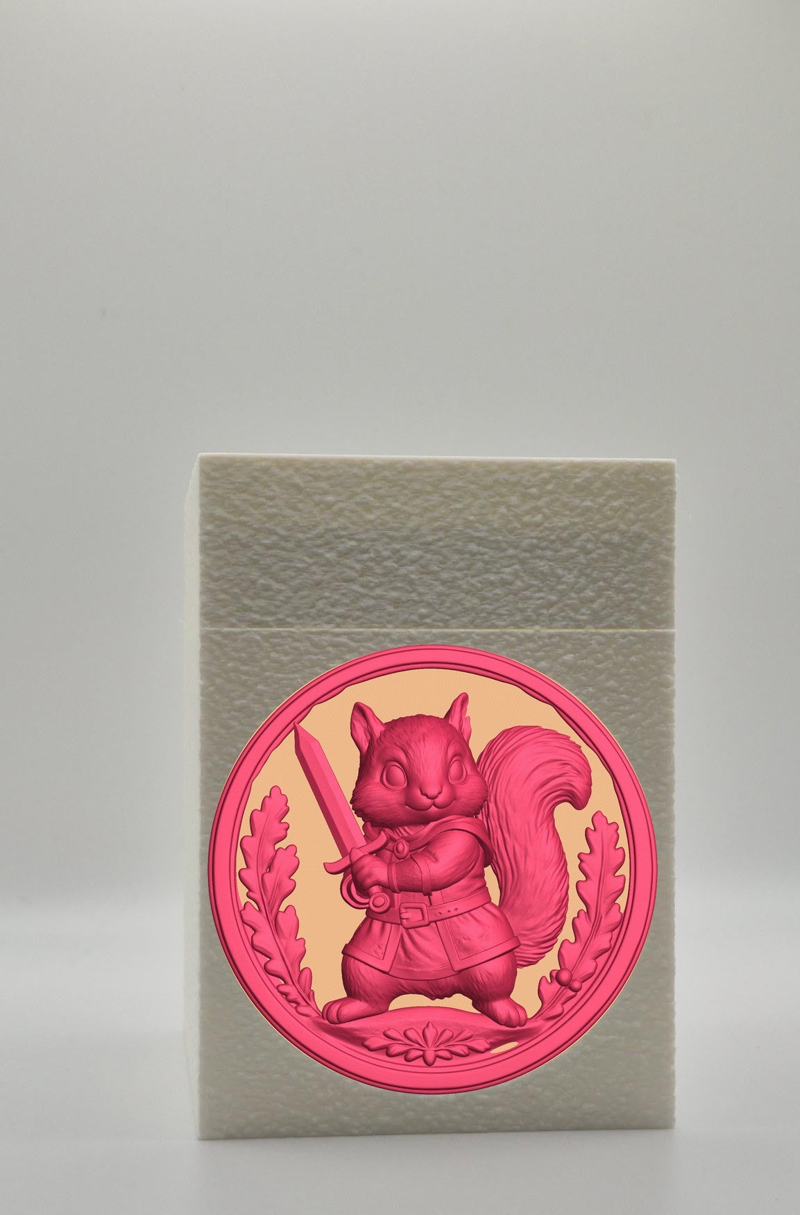 Squirrel Card Box — White