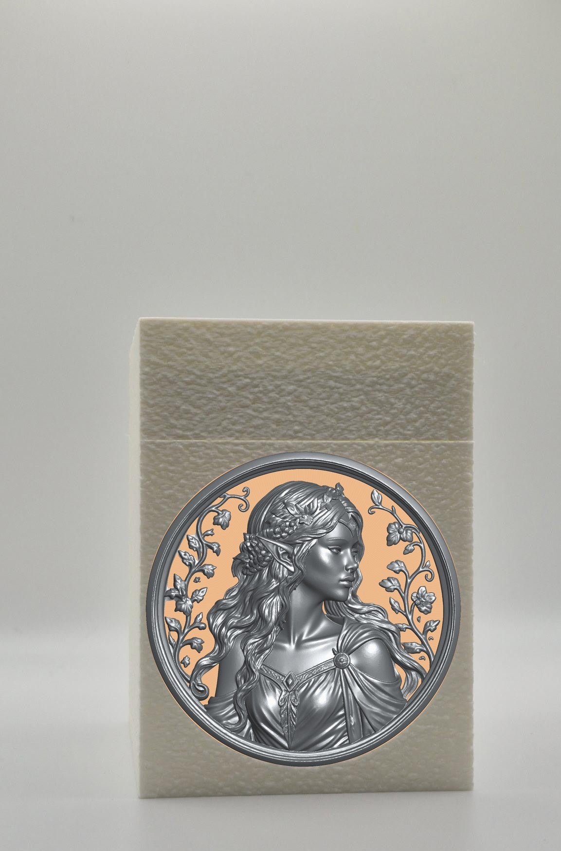 Elf Maiden Card Box — White