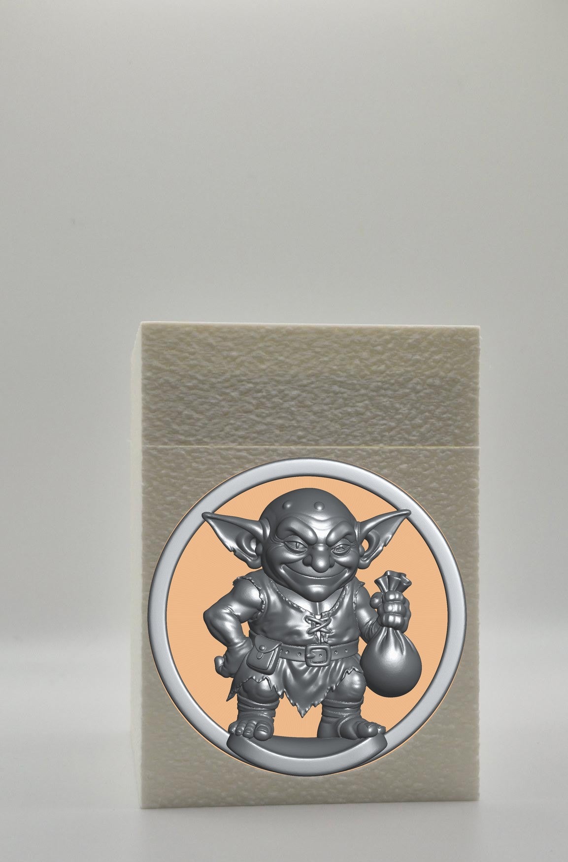 Greedy Goblin Card Box — White