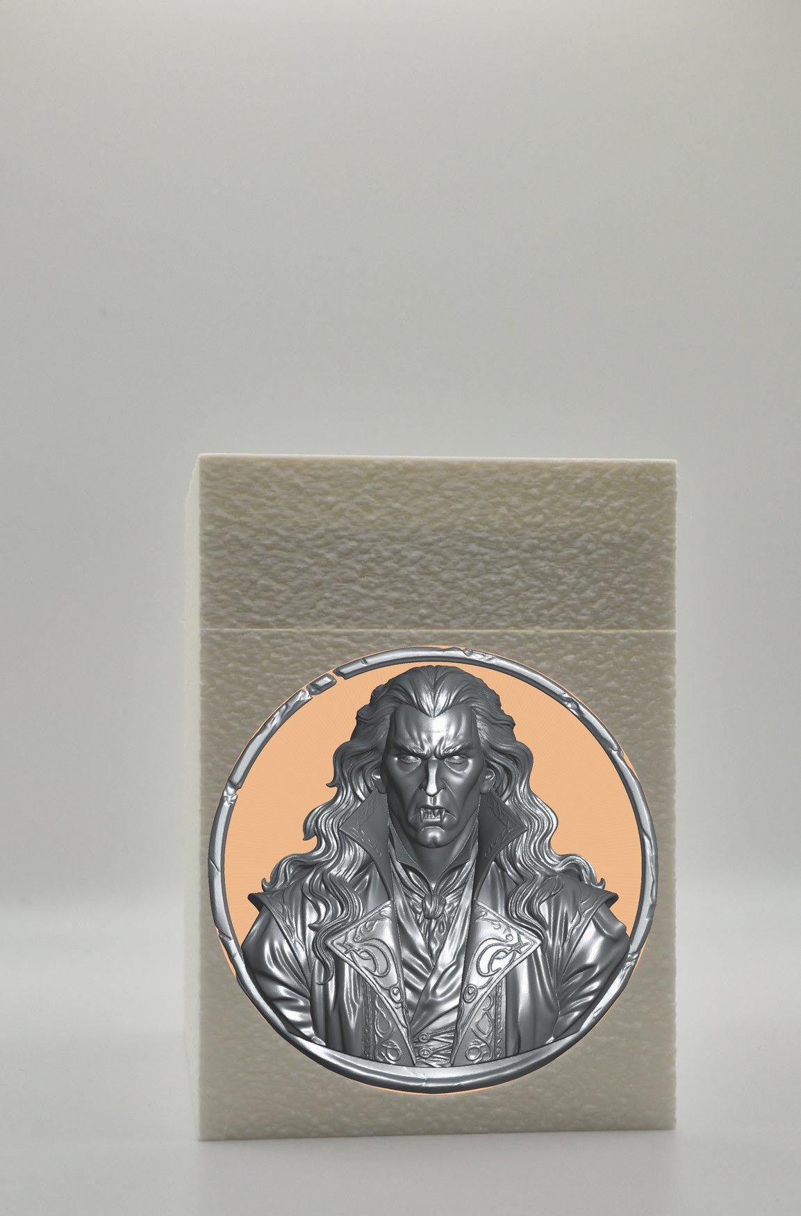 Gothic Vampire Card Box — White
