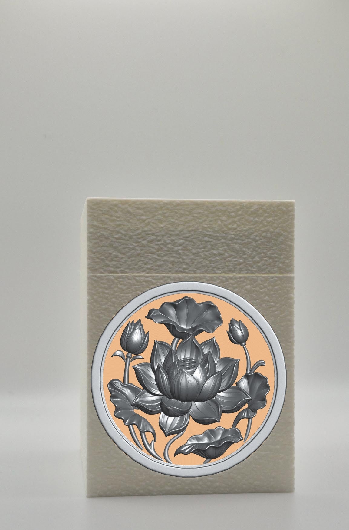 Lotus Card Box — White