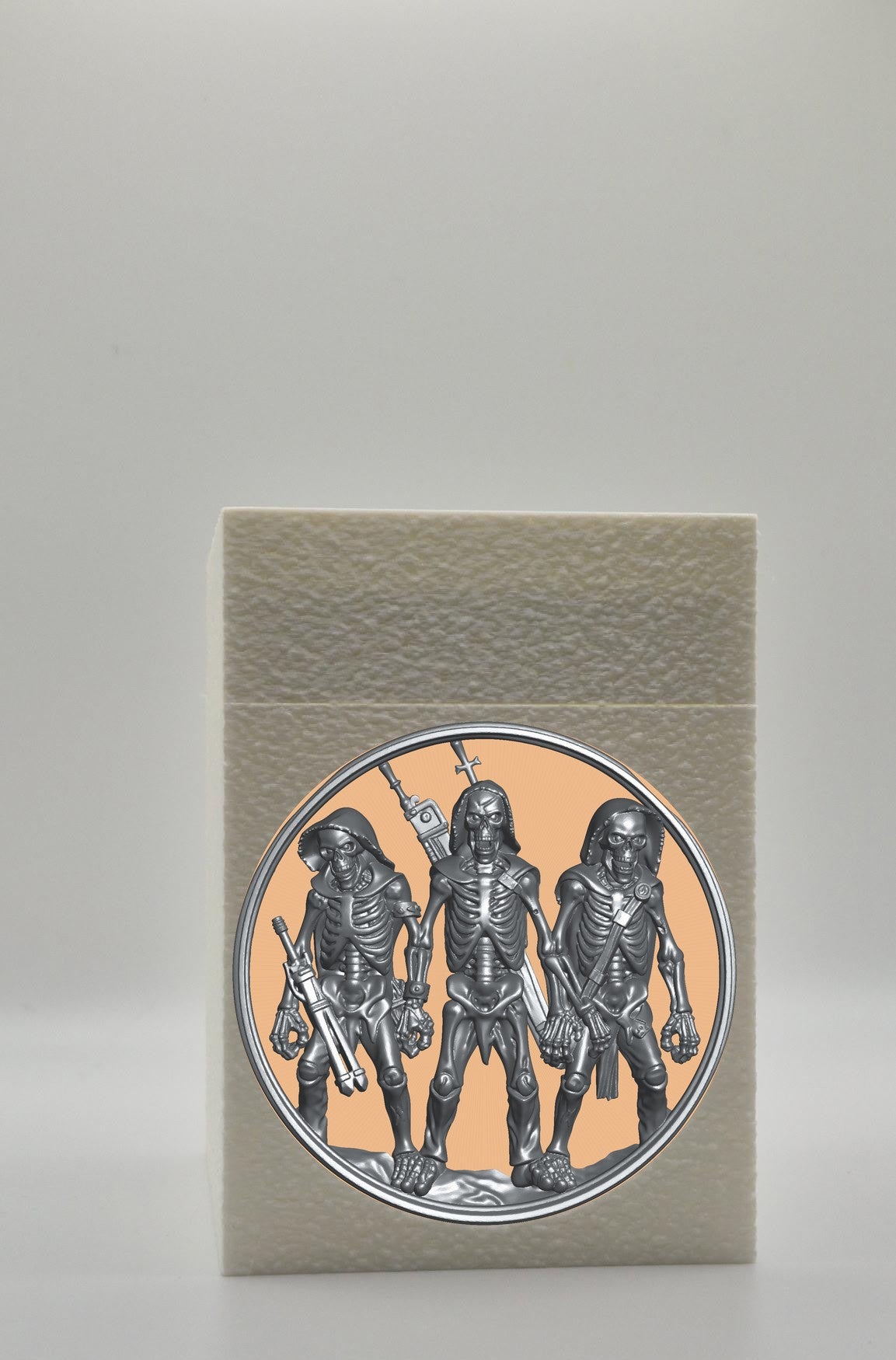Skeleton Army Card Box — White