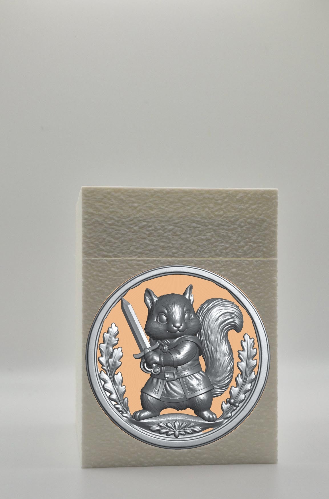 Squirrel Card Box — White
