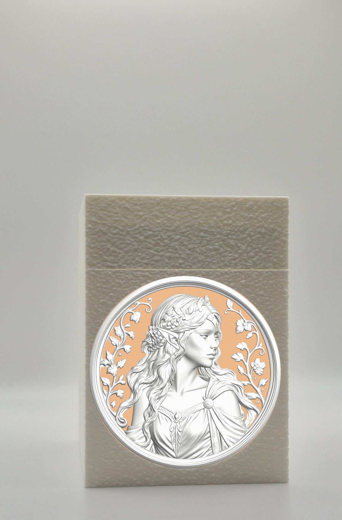 Elf Maiden Card Box — White