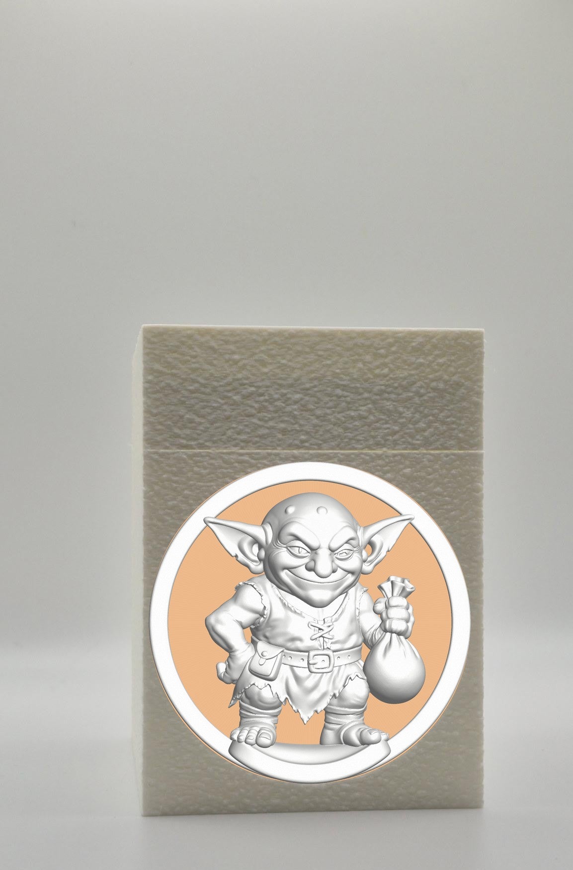 Greedy Goblin Card Box — White