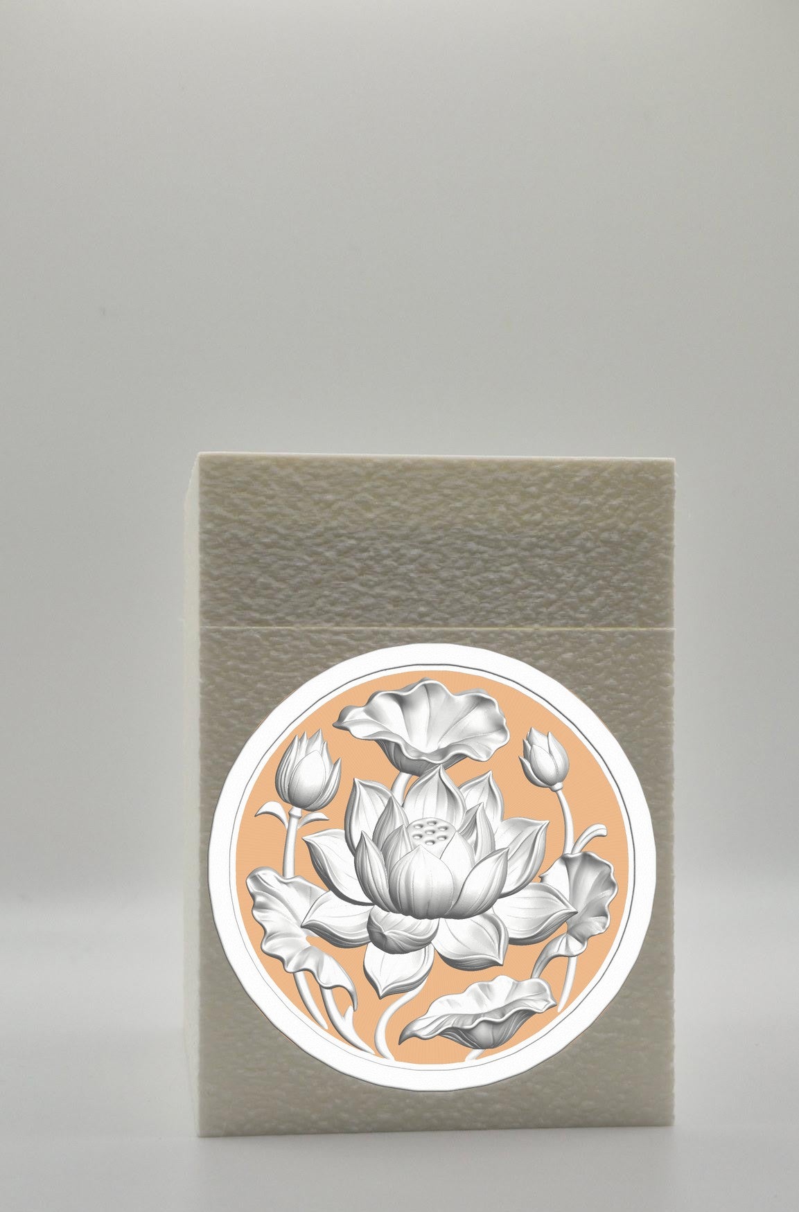 Lotus Card Box — White