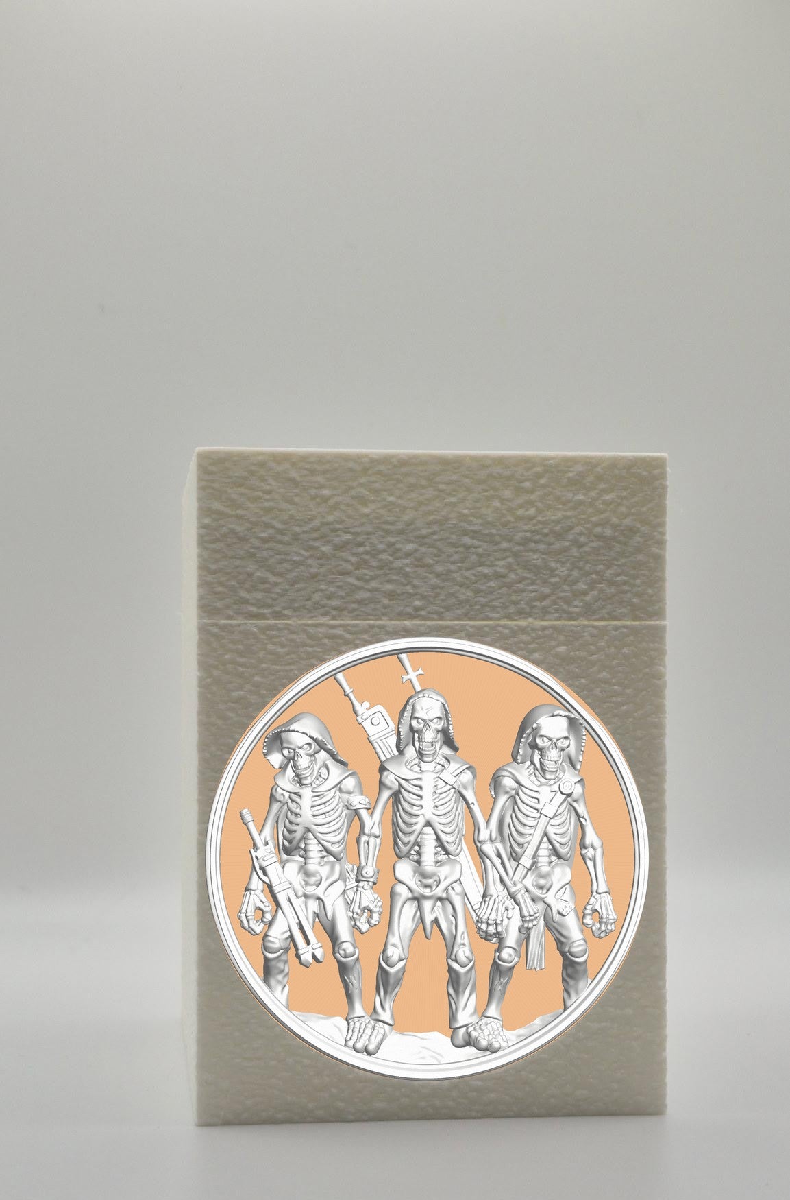Skeleton Army Card Box — White