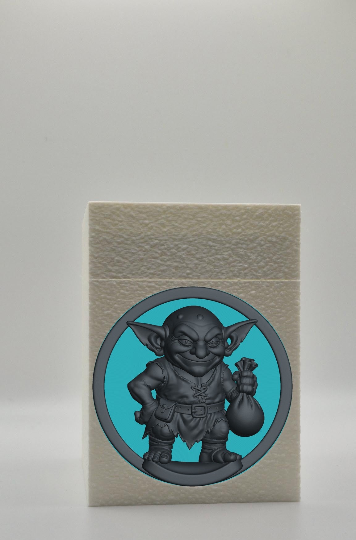 Greedy Goblin Card Box — White