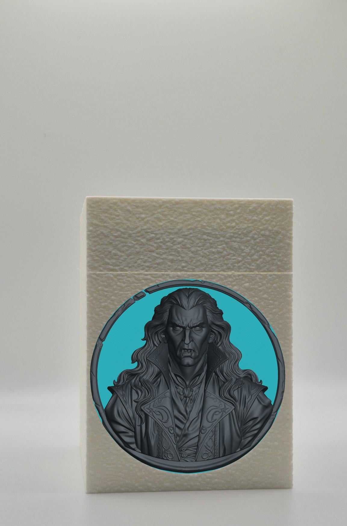 Gothic Vampire Card Box — White
