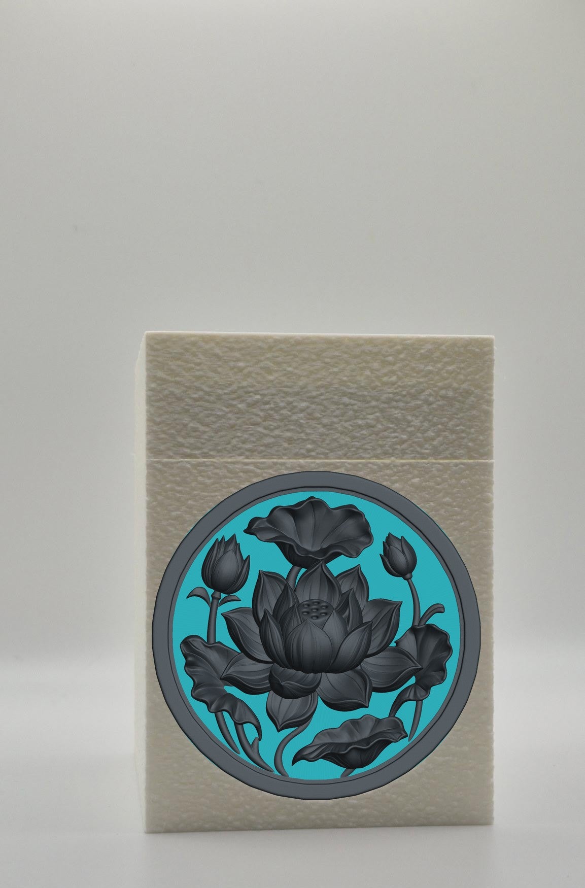 Lotus Card Box — White