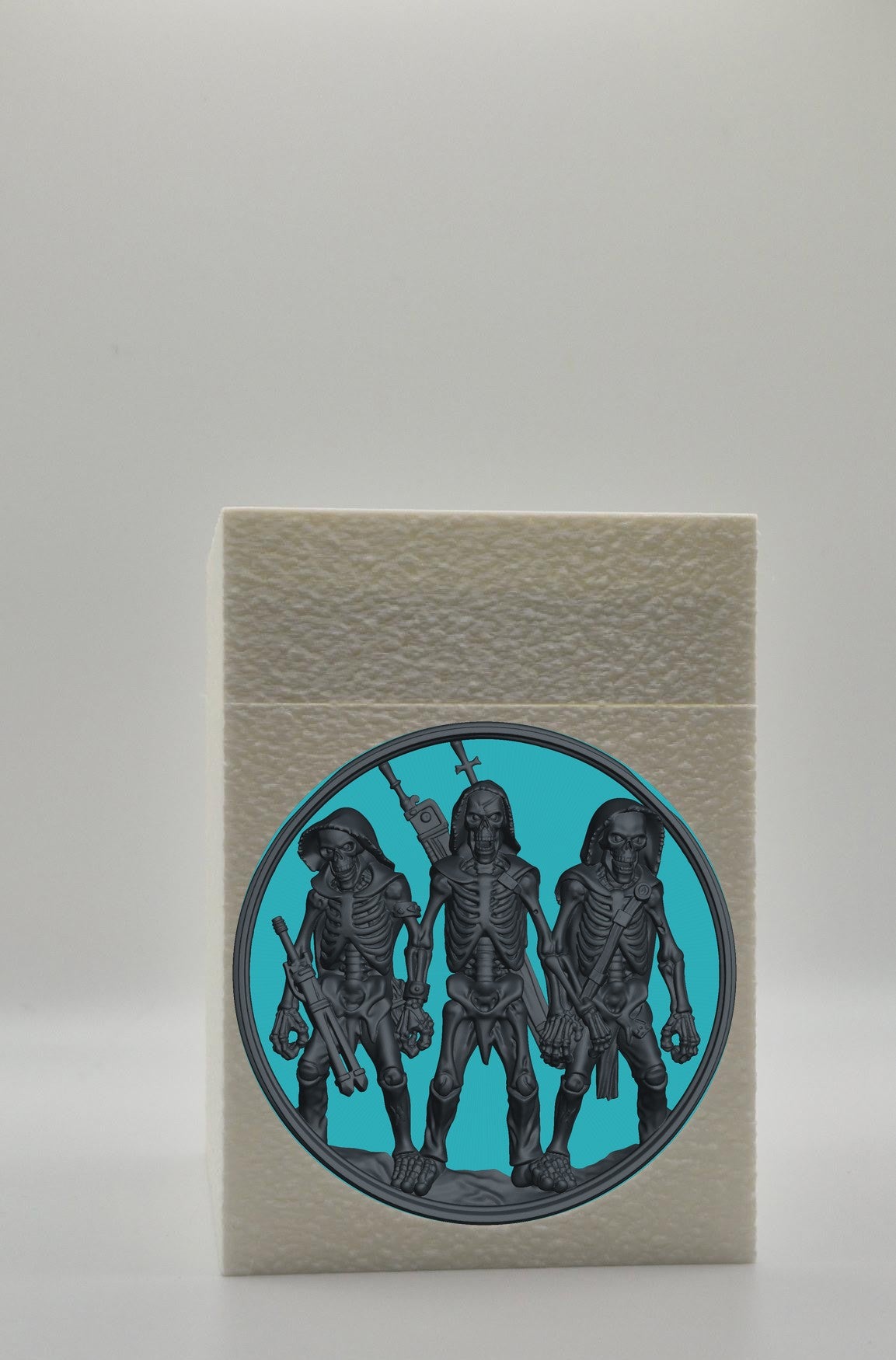 Skeleton Army Card Box — White