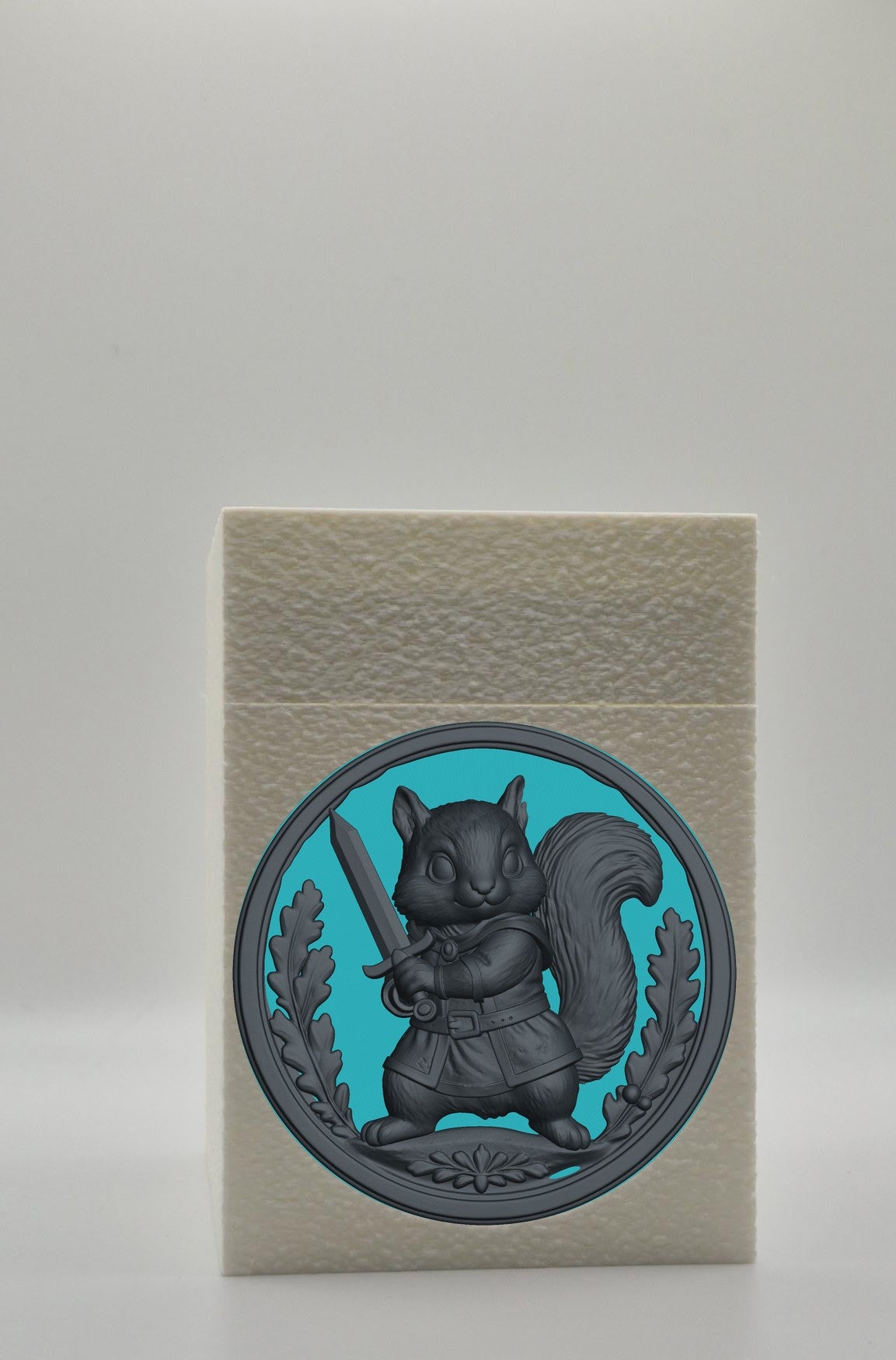 Squirrel Card Box — White