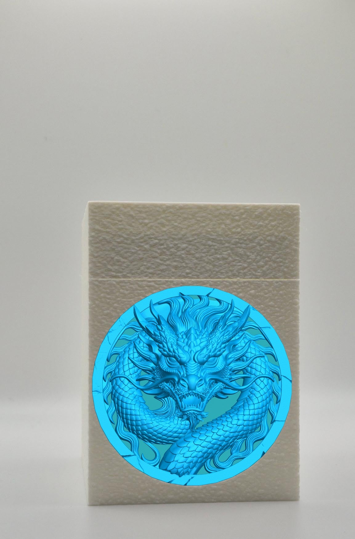 Dragon Card Box — White