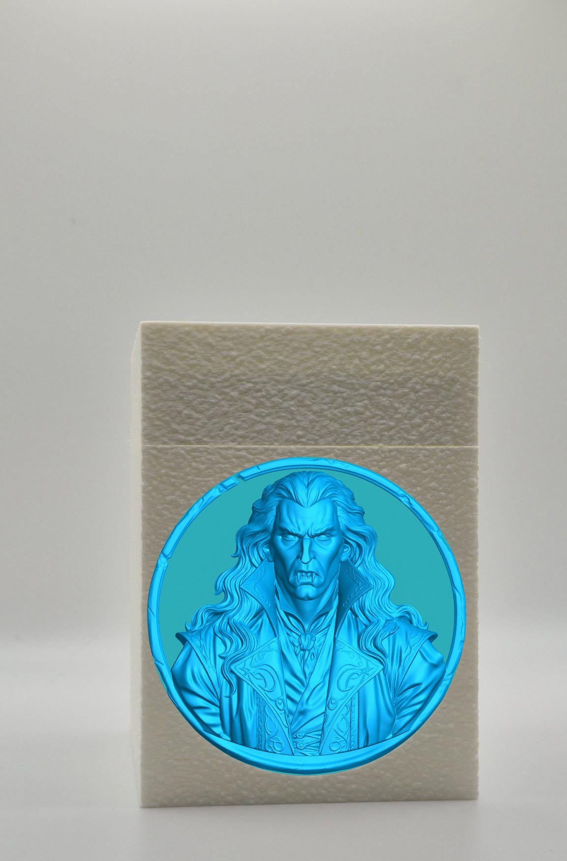 Gothic Vampire Card Box — White