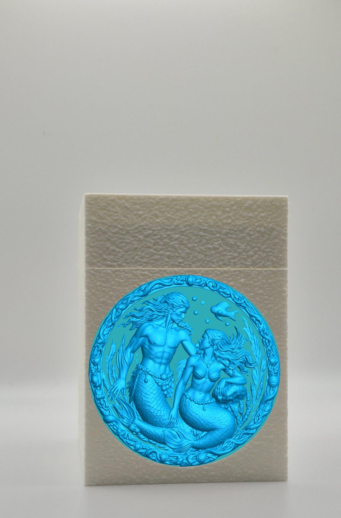 Merfolk Card Box — White