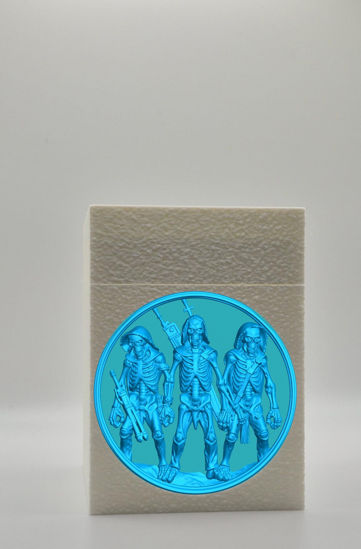 Skeleton Army Card Box — White