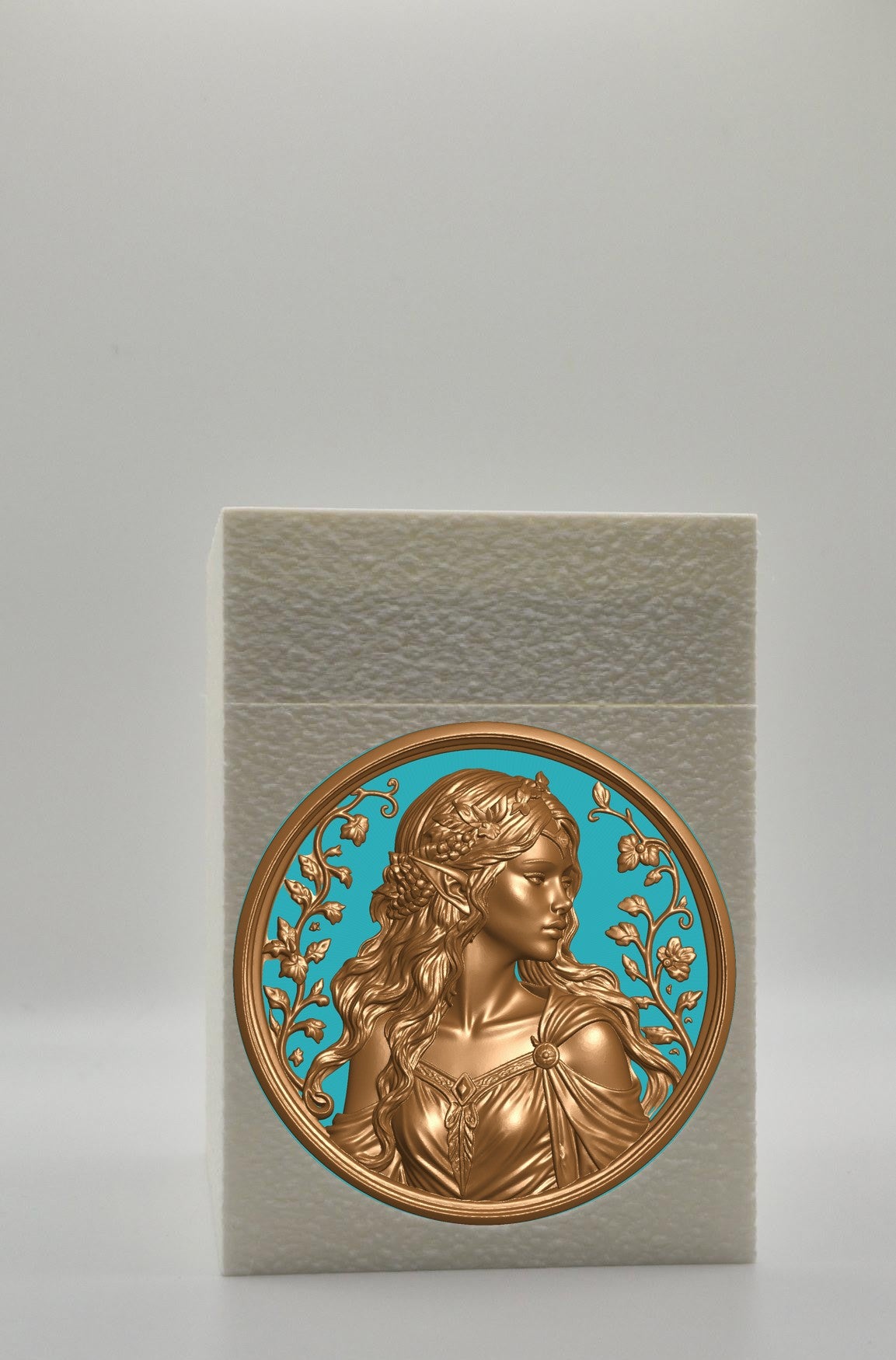 Elf Maiden Card Box — White