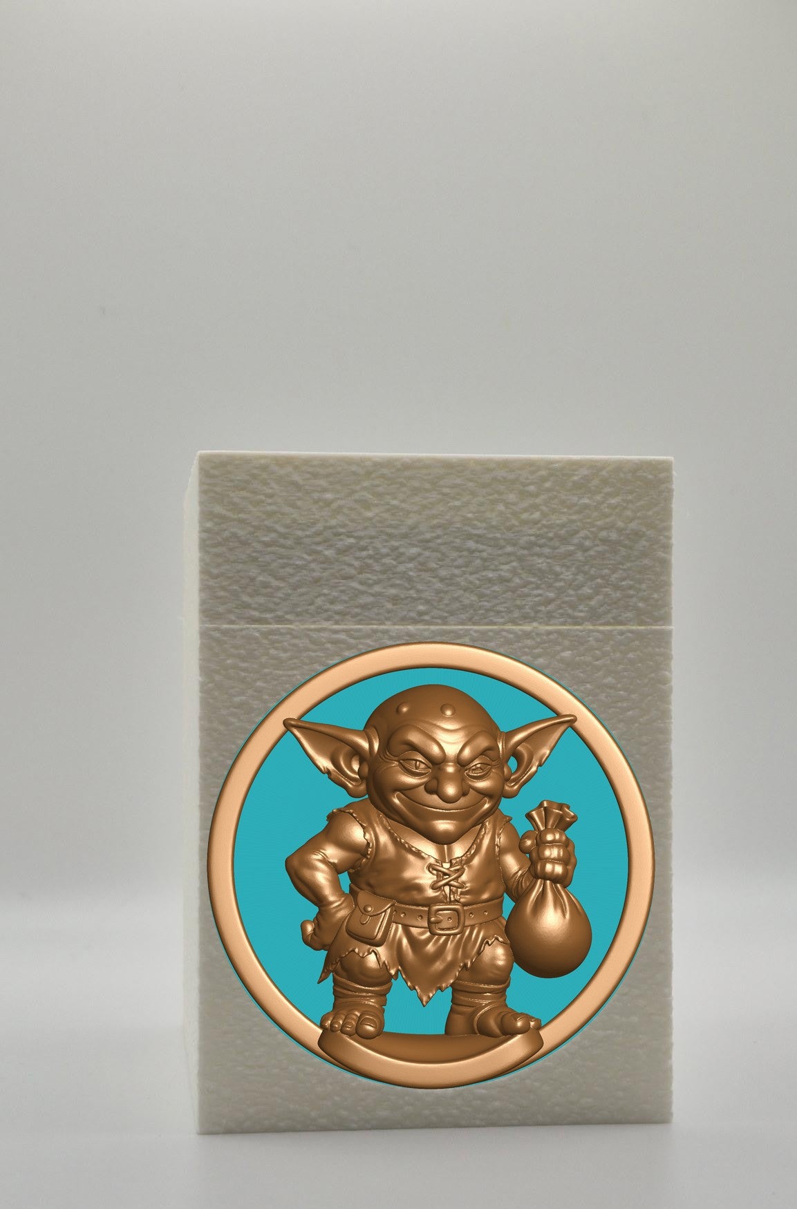 Greedy Goblin Card Box — White