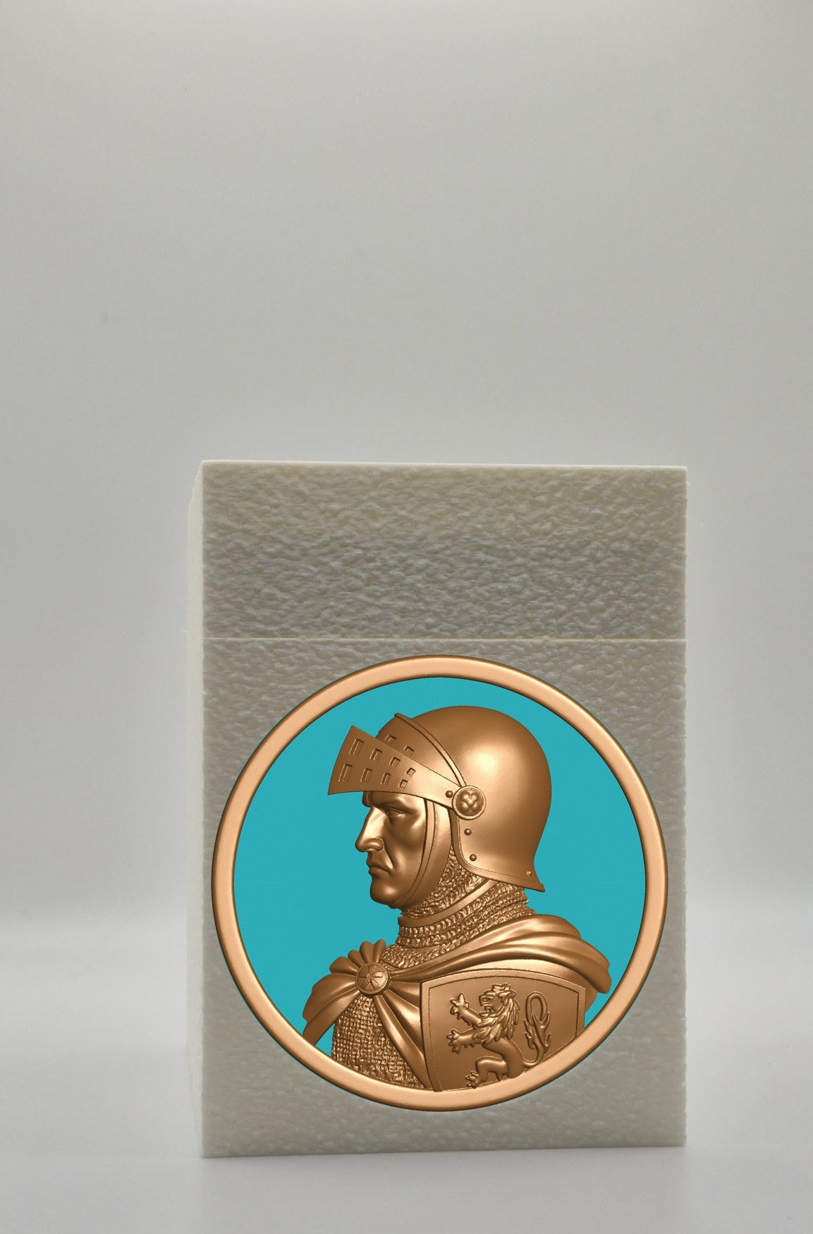 Knight Card Box — White