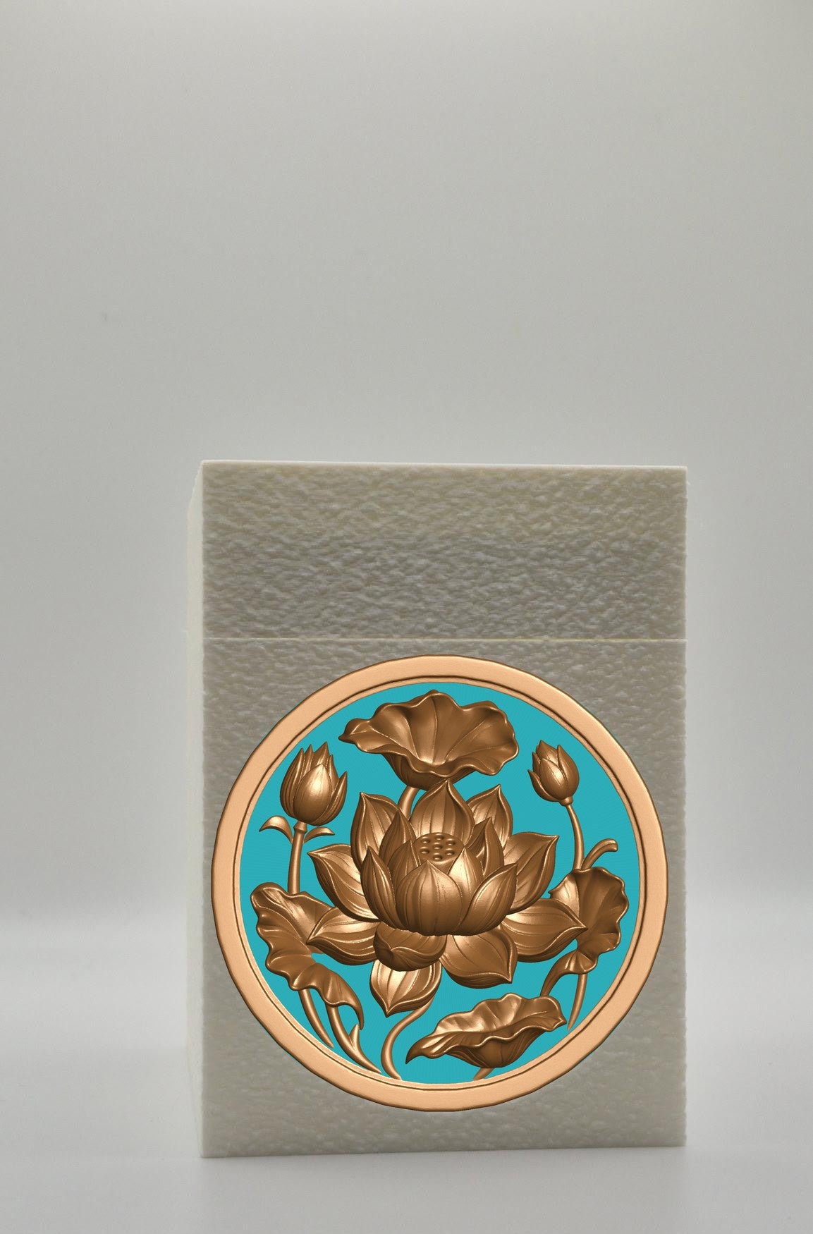 Lotus Card Box — White