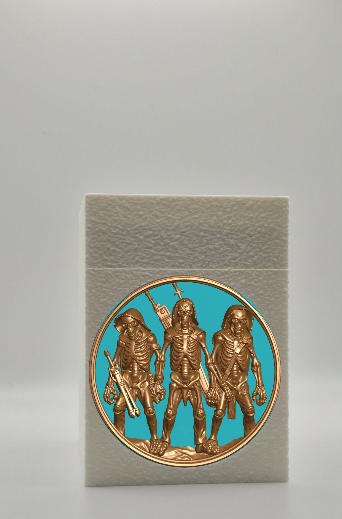 Skeleton Army Card Box — White