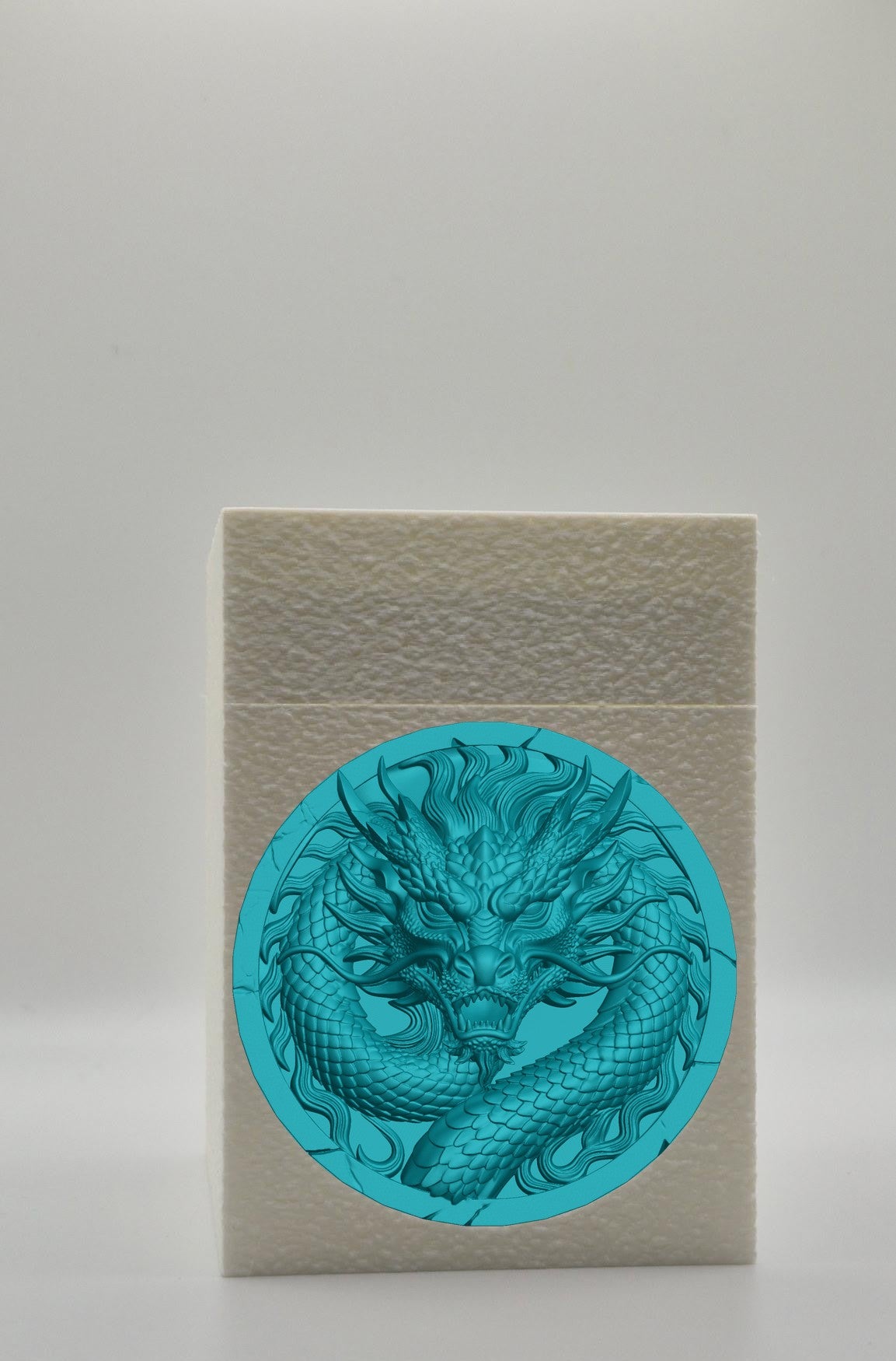 Dragon Card Box — White