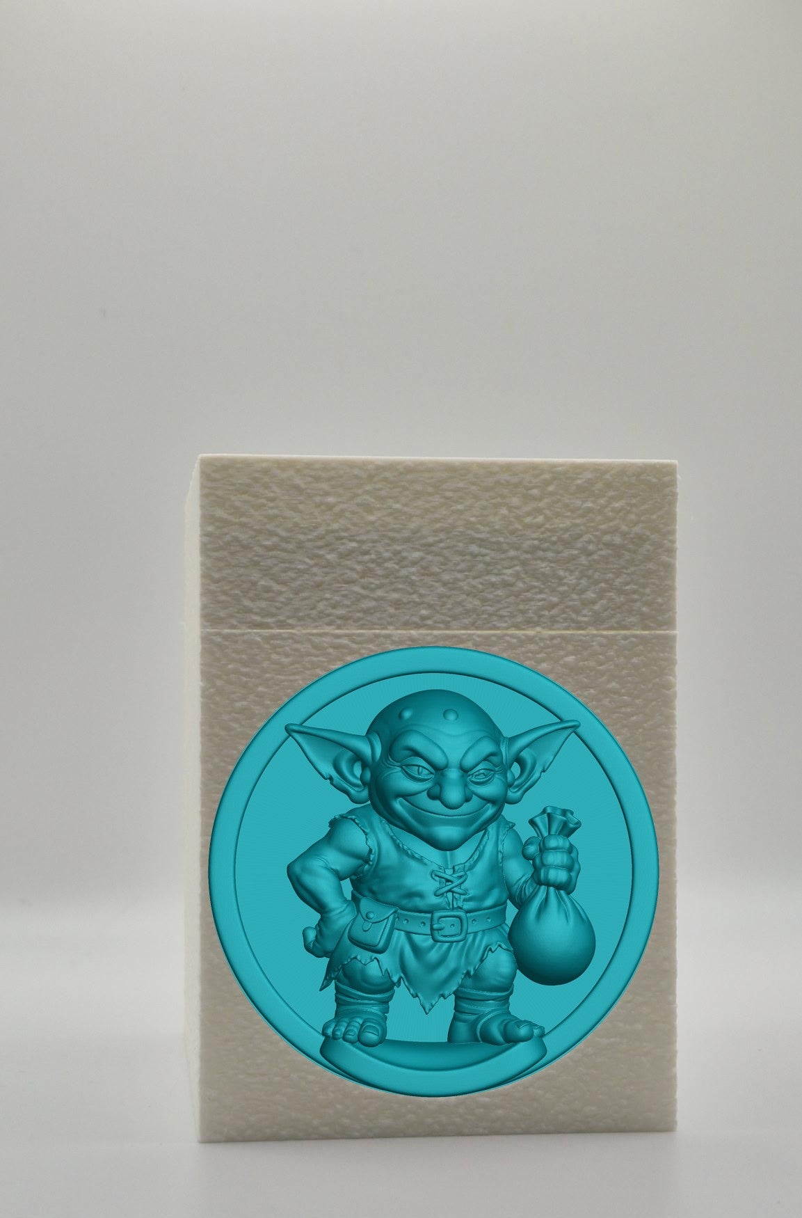 Greedy Goblin Card Box — White