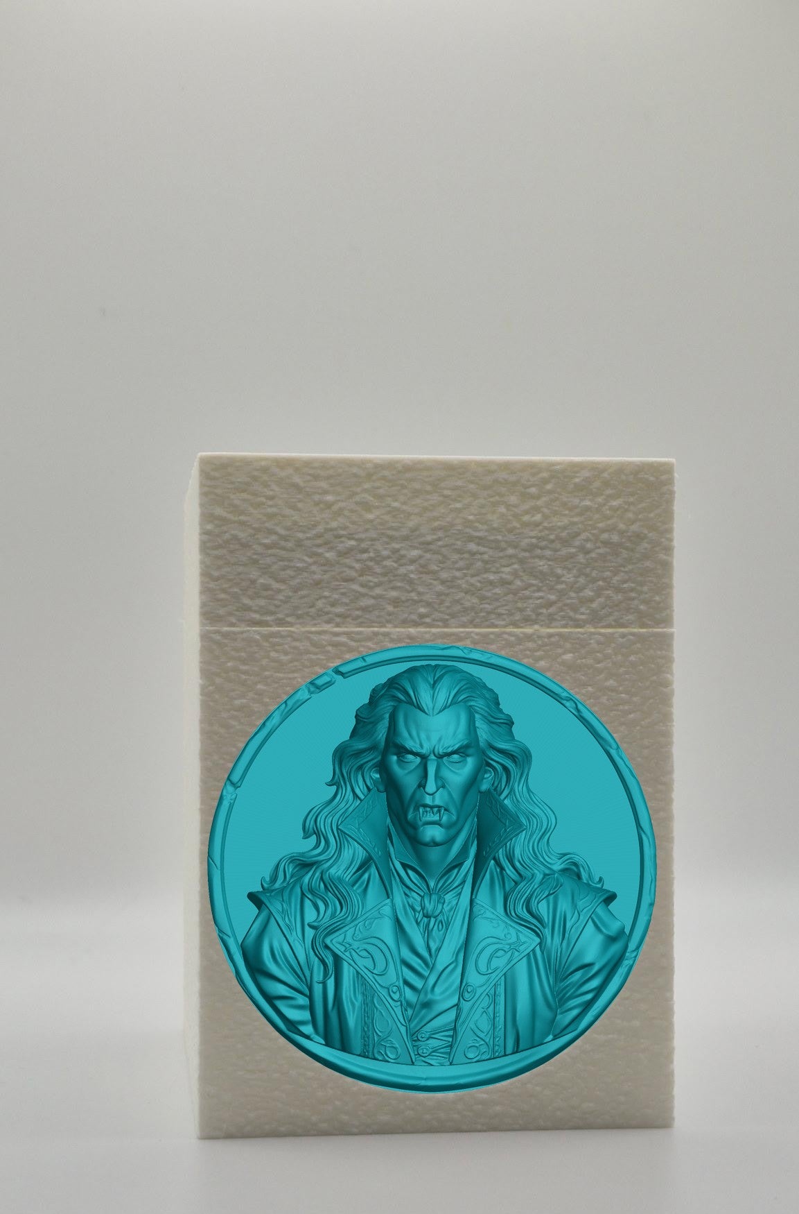 Gothic Vampire Card Box — White