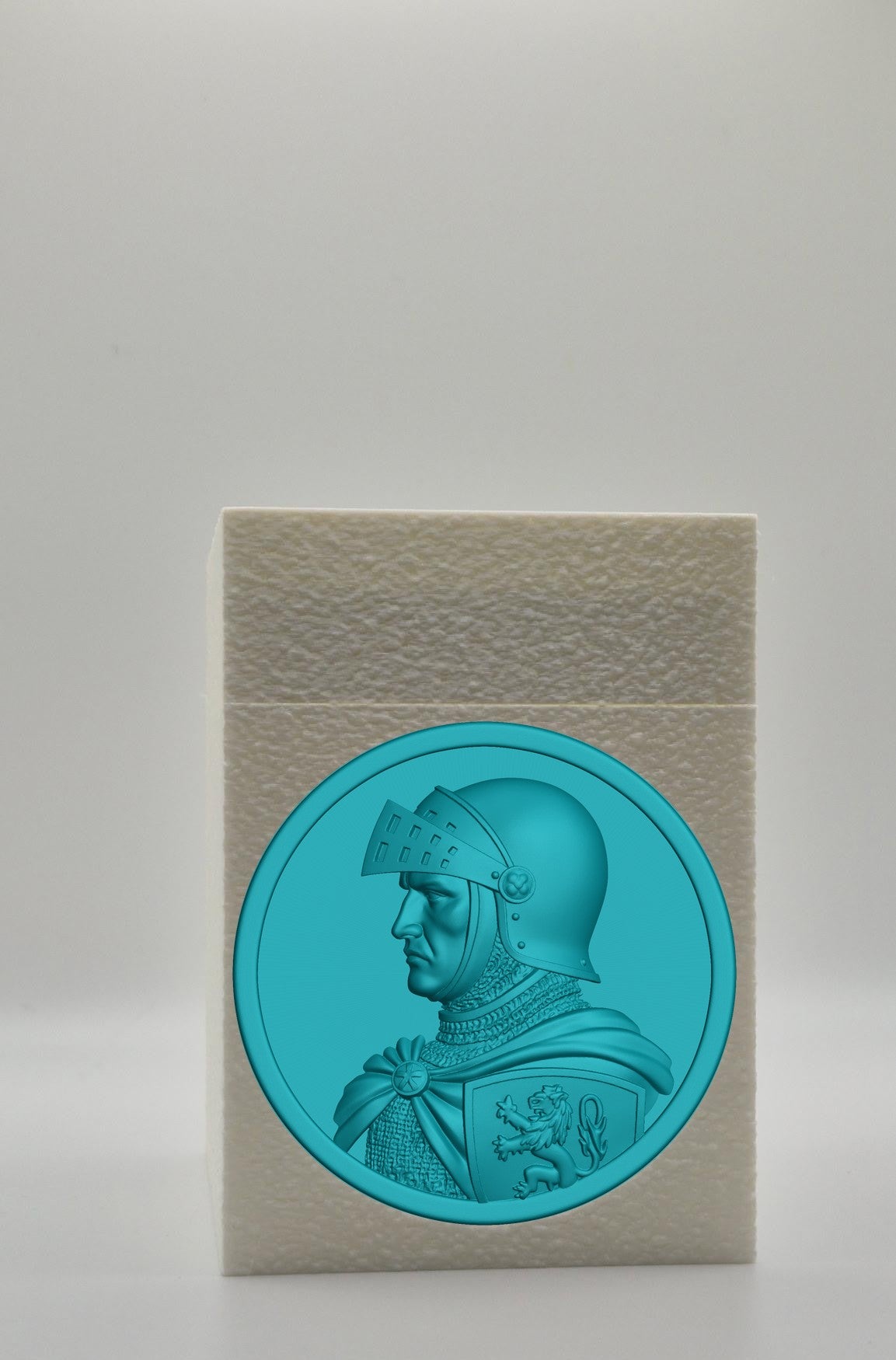 Knight Card Box — White