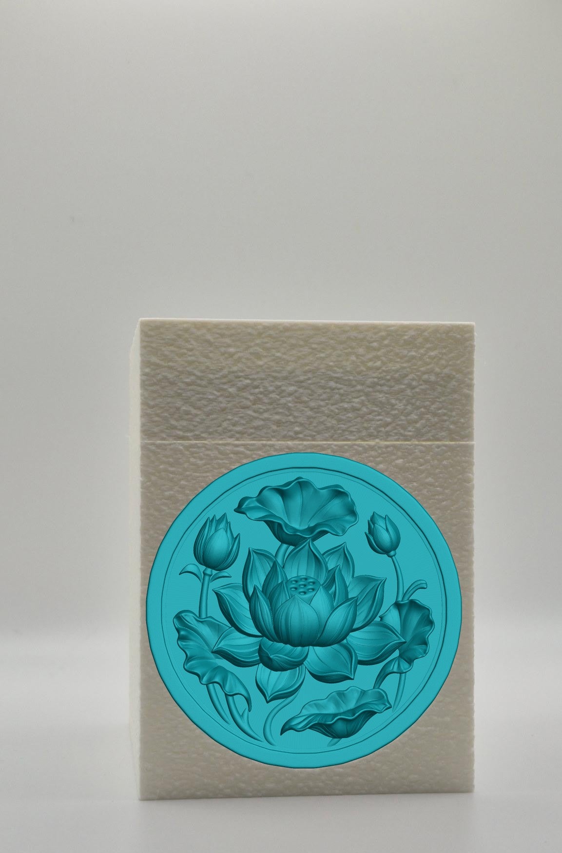 Lotus Card Box — White