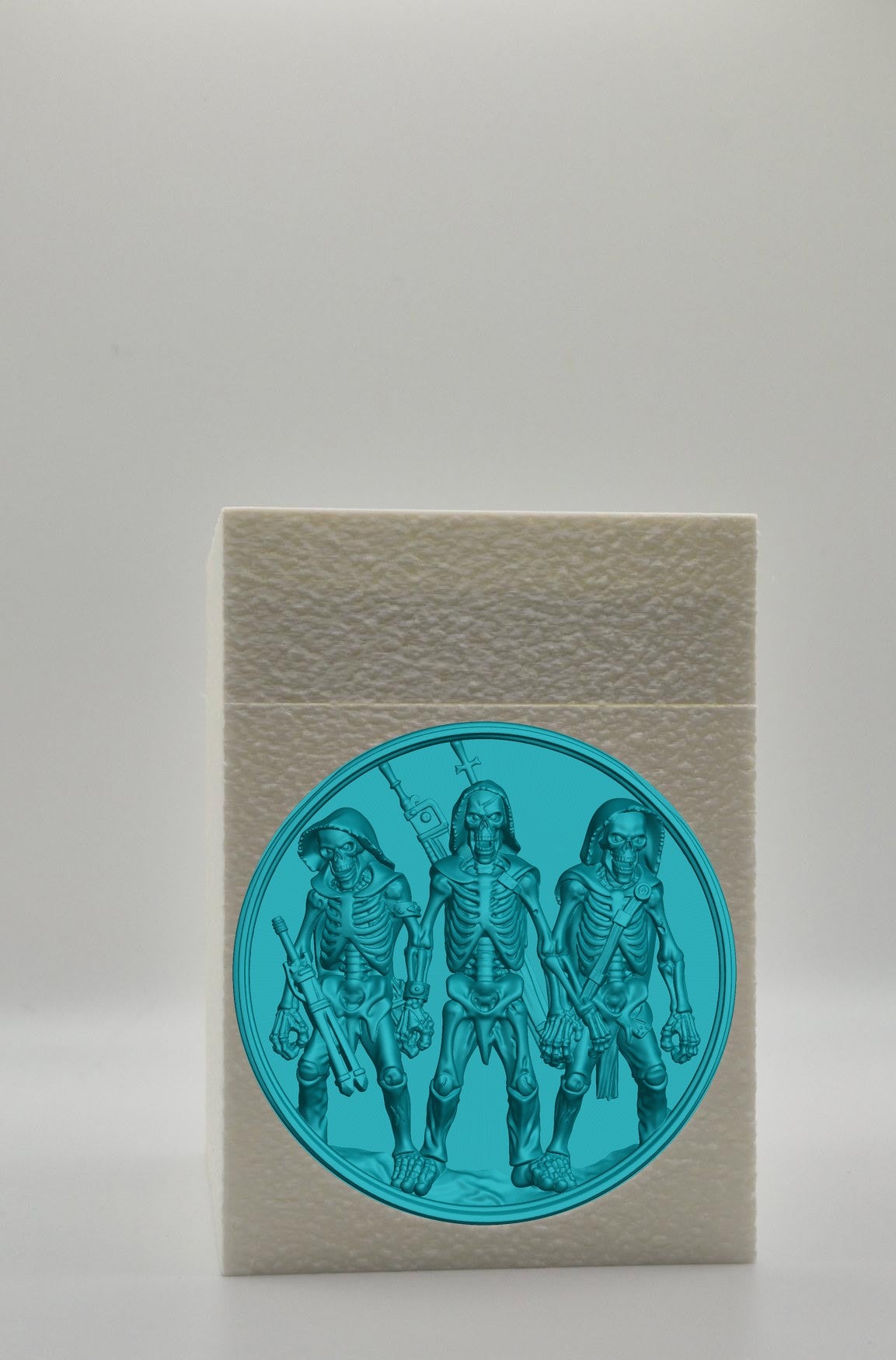 Skeleton Army Card Box — White