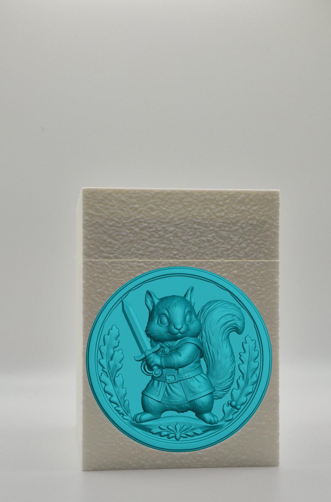 Squirrel Card Box — White