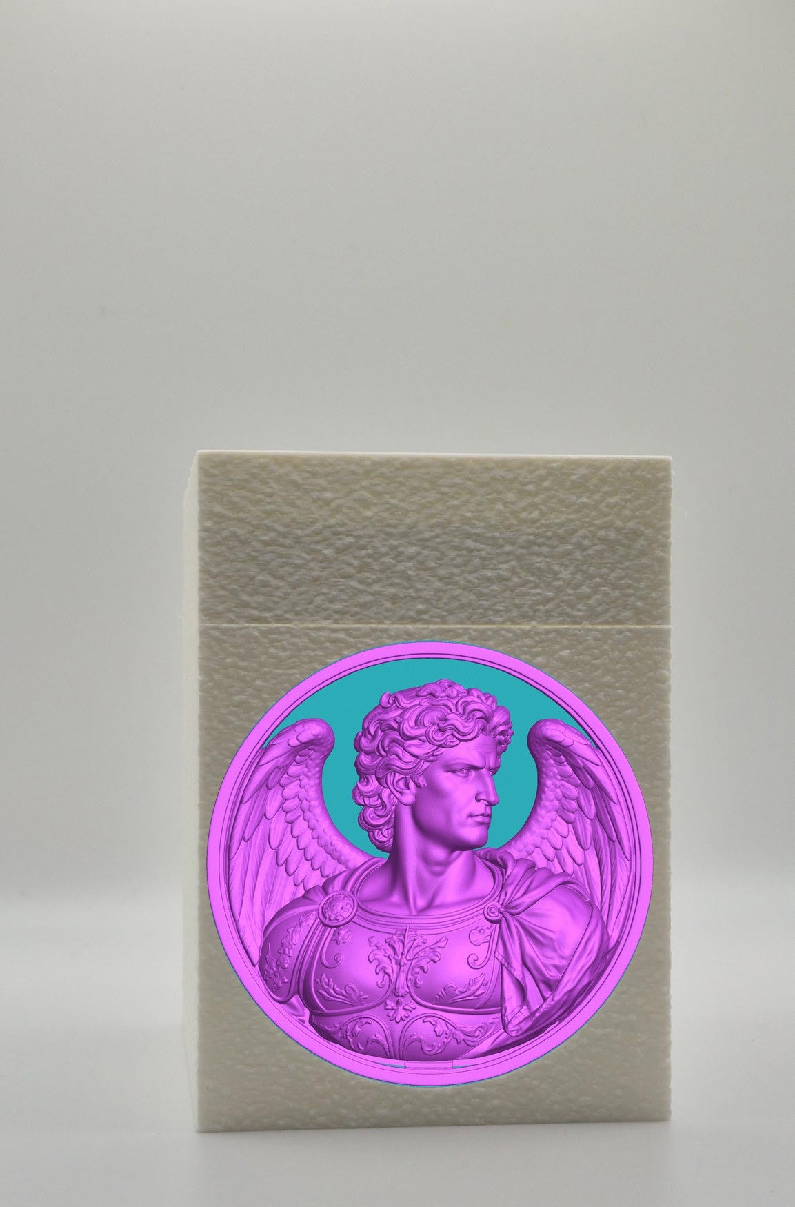 Angel Card Box — White
