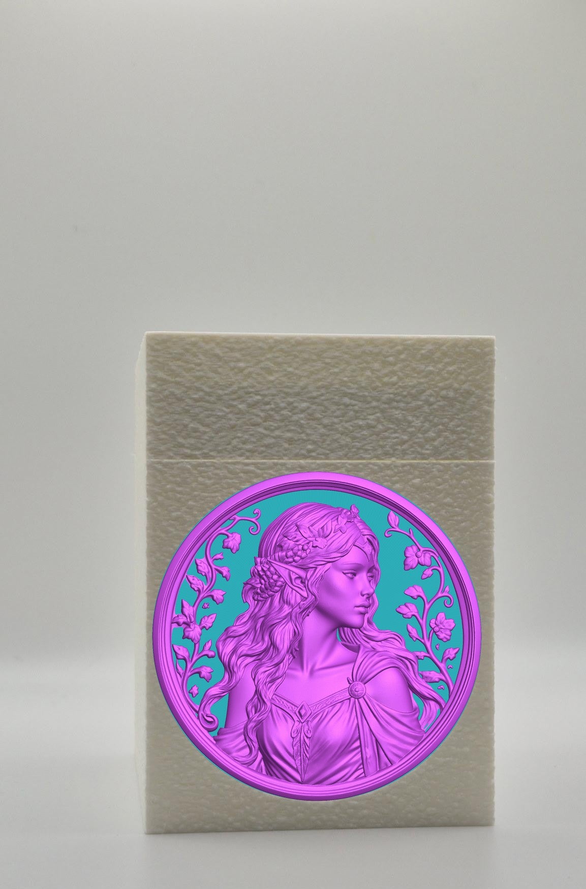 Elf Maiden Card Box — White