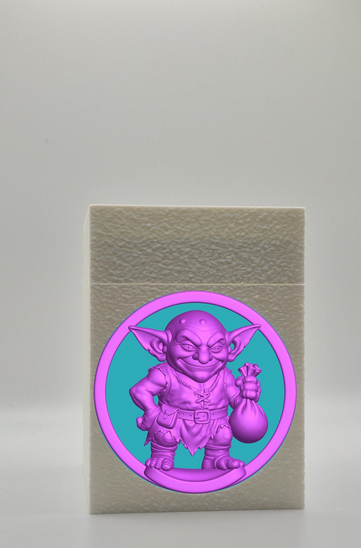 Greedy Goblin Card Box — White