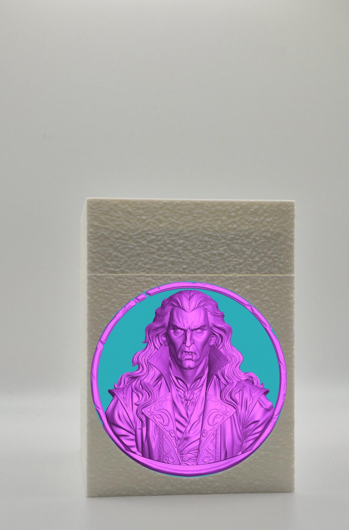 Gothic Vampire Card Box — White