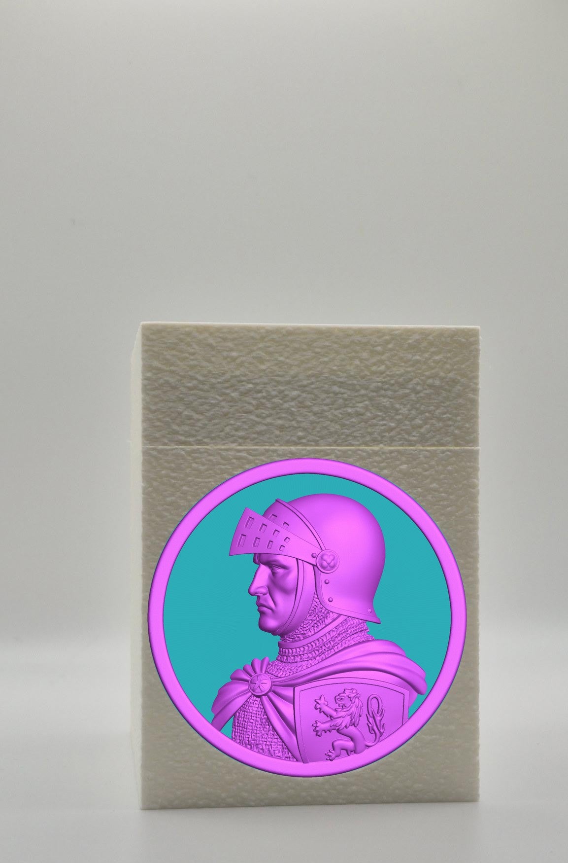 Knight Card Box — White