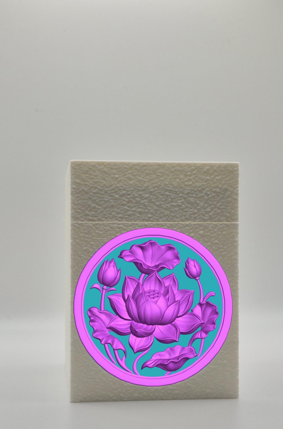 Lotus Card Box — White