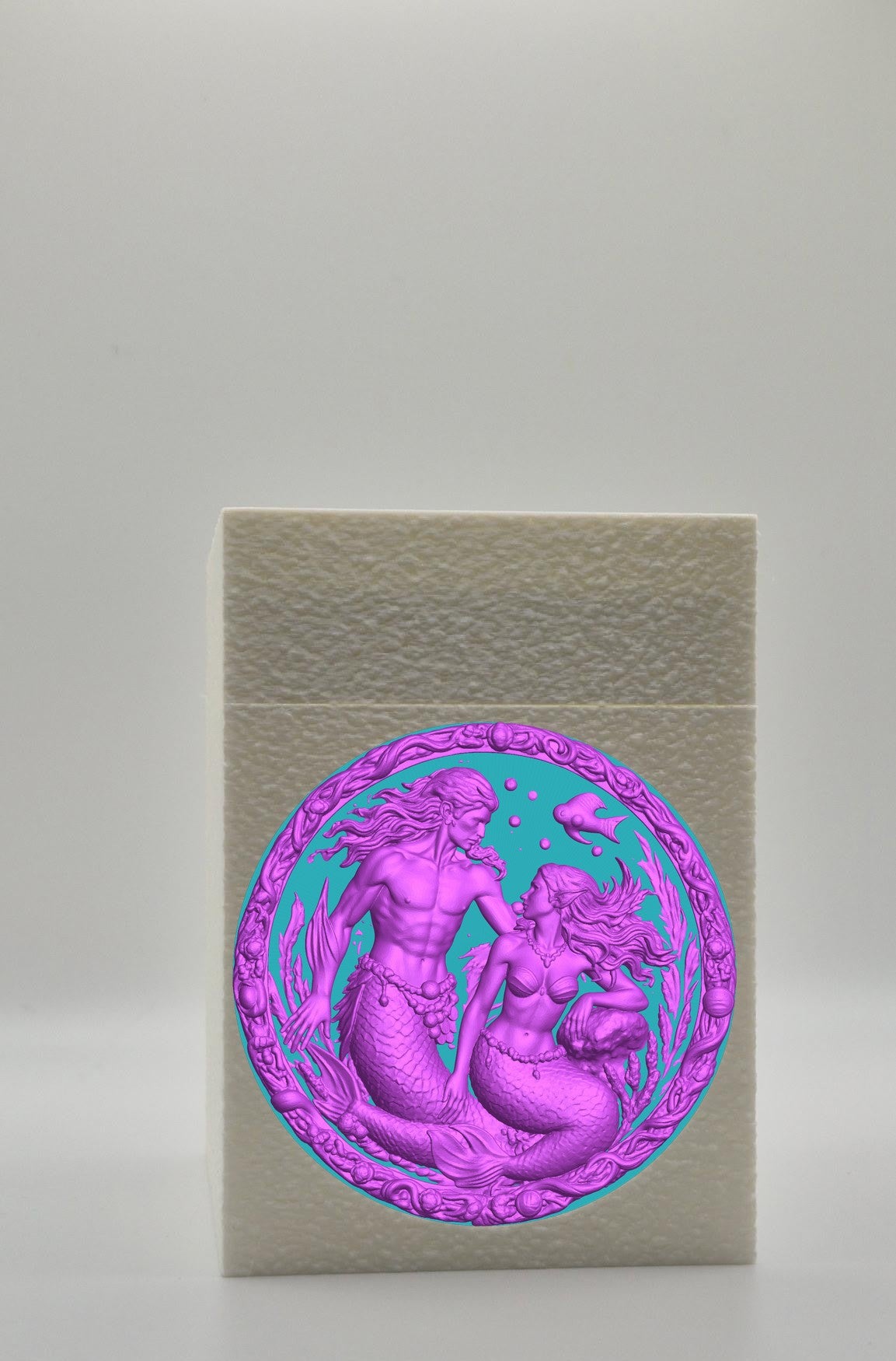 Merfolk Card Box — White