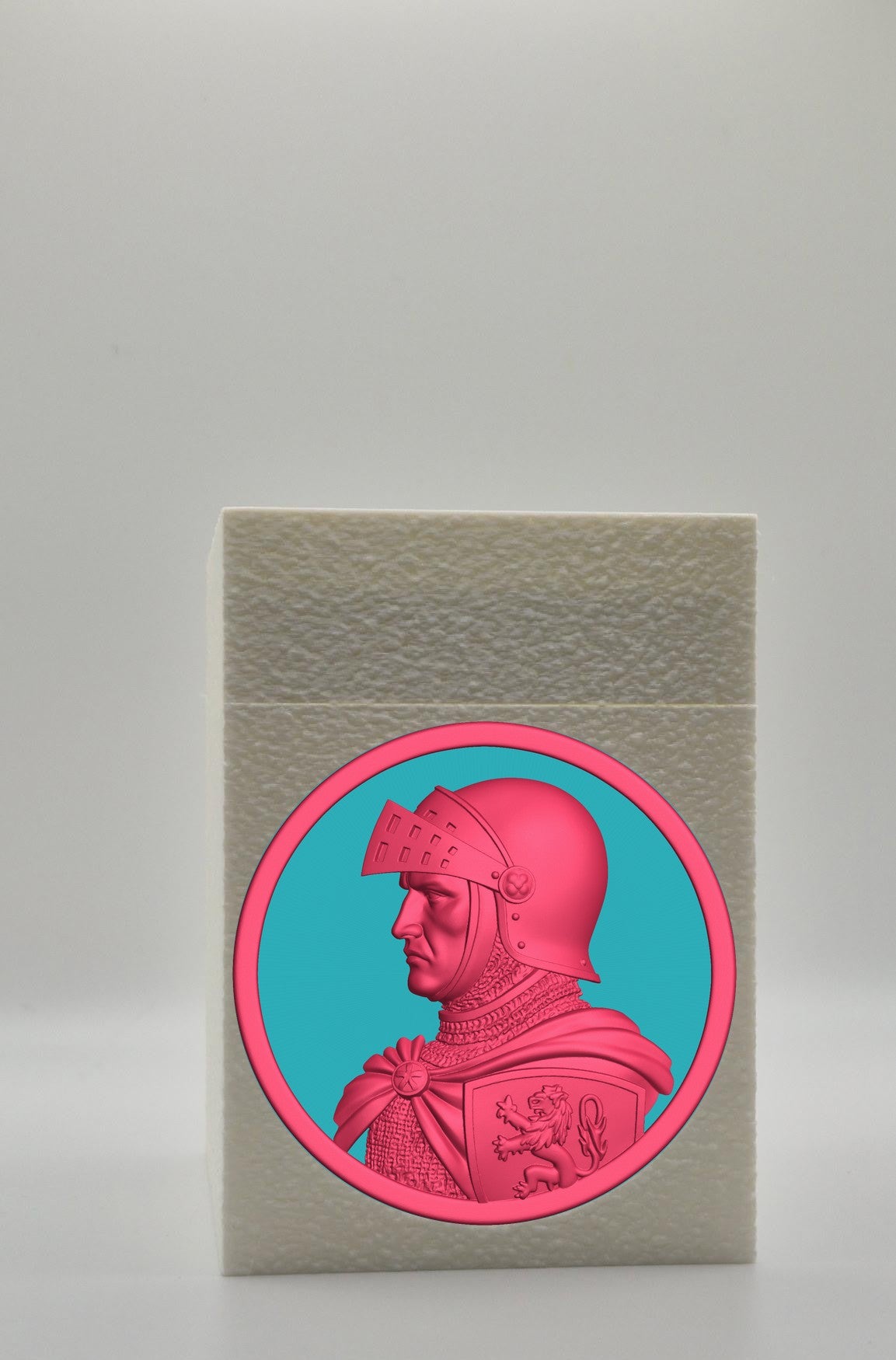 Knight Card Box — White