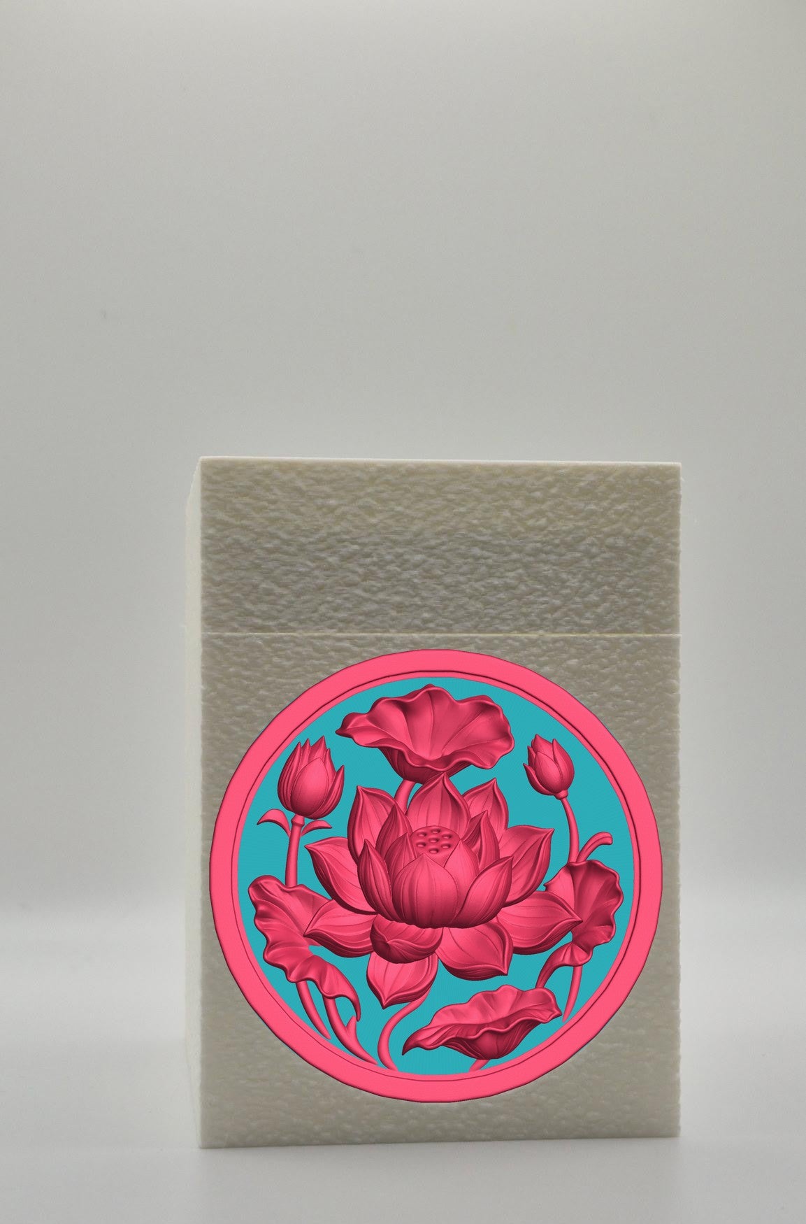 Lotus Card Box — White