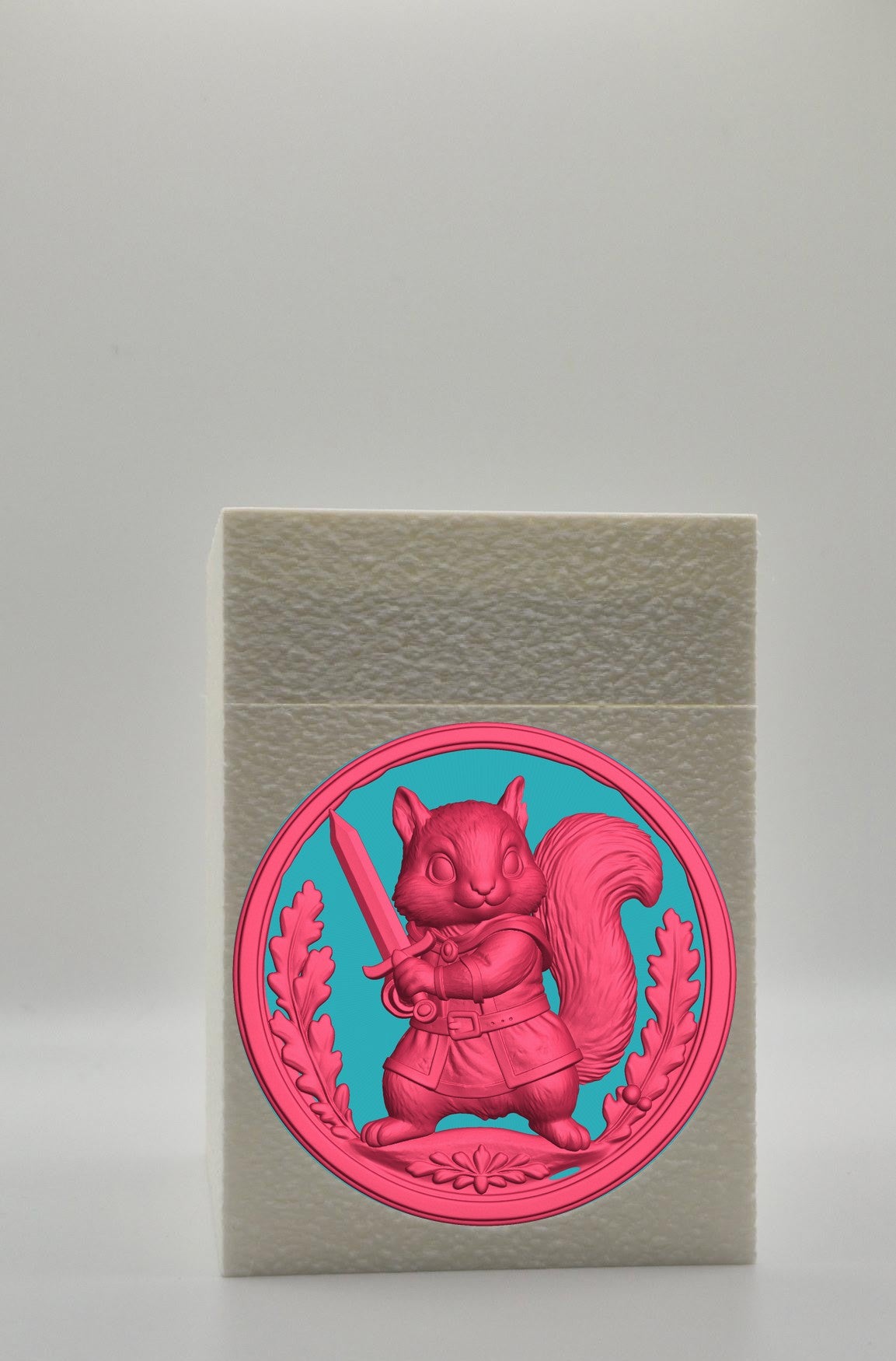 Squirrel Card Box — White