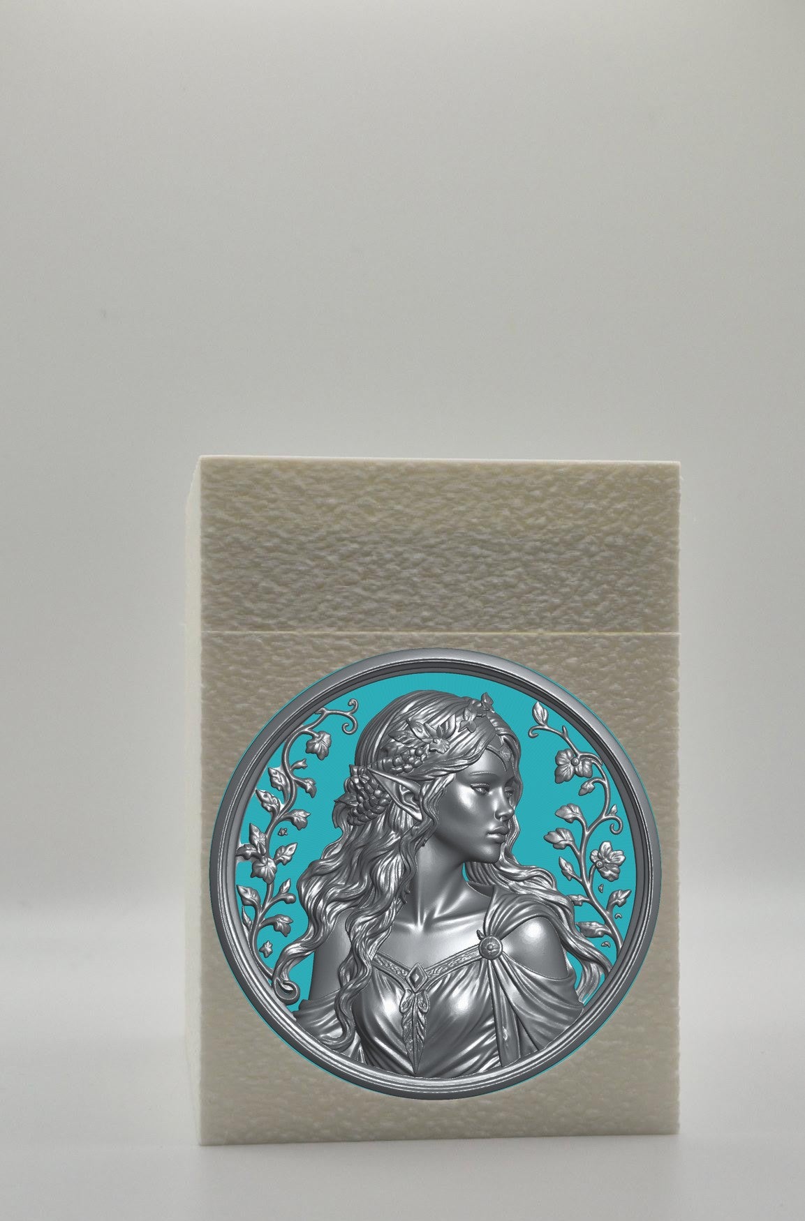 Elf Maiden Card Box — White