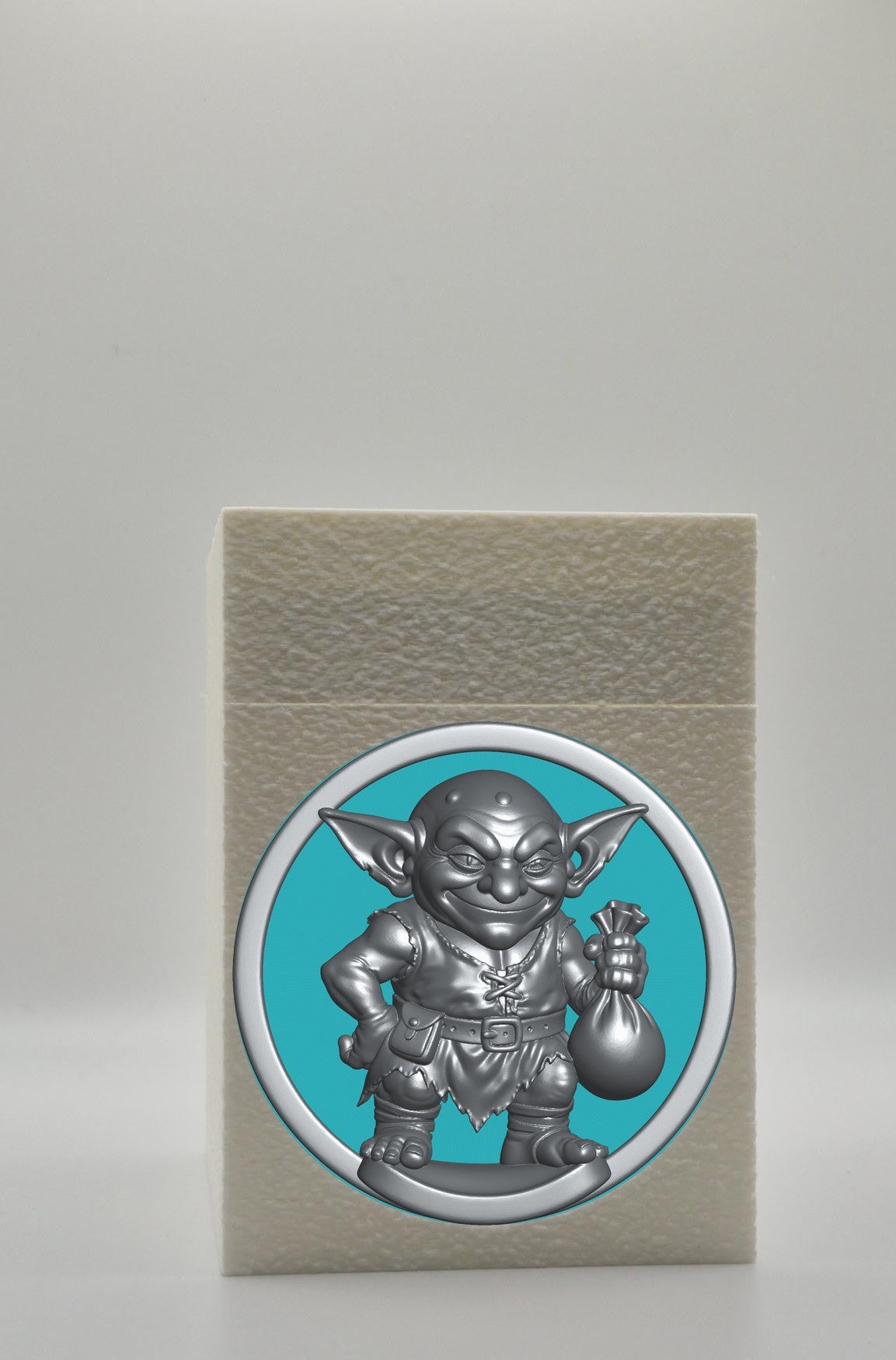 Greedy Goblin Card Box — White