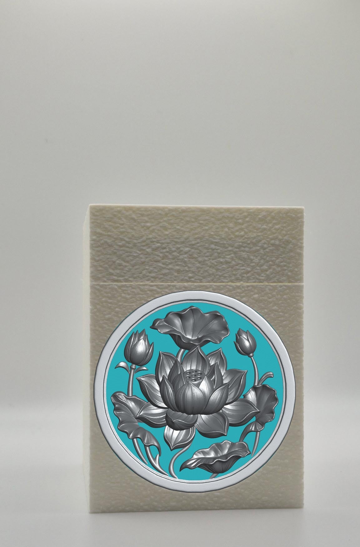 Lotus Card Box — White