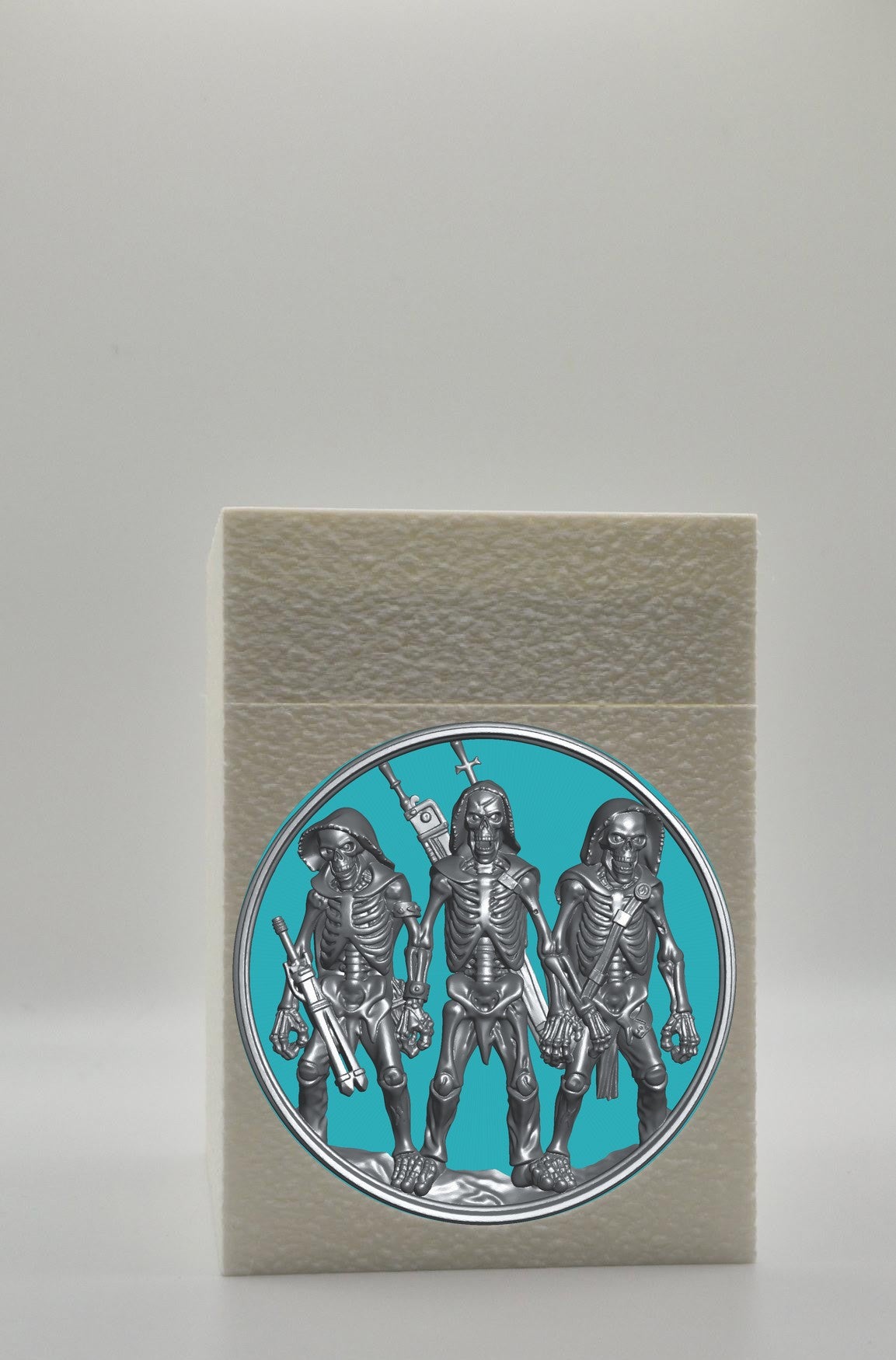 Skeleton Army Card Box — White
