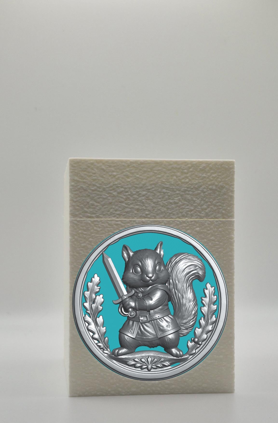 Squirrel Card Box — White