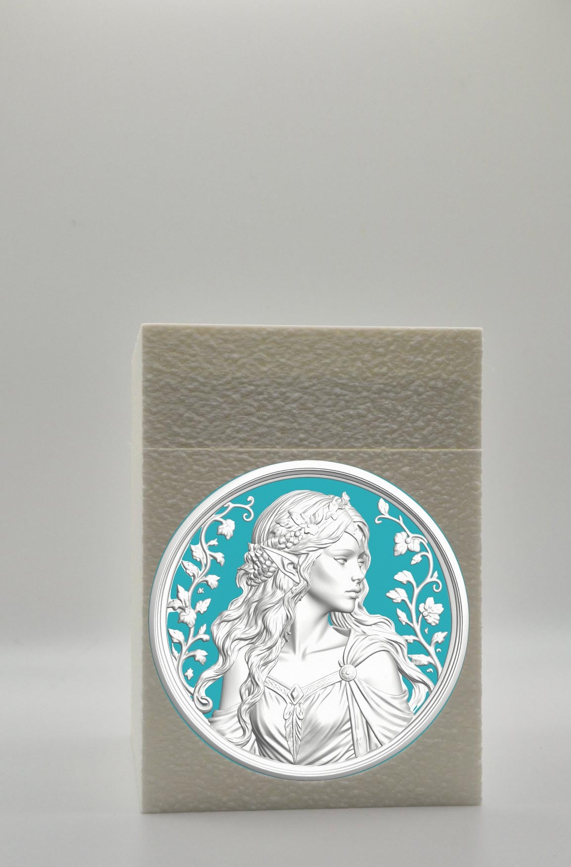 Elf Maiden Card Box — White