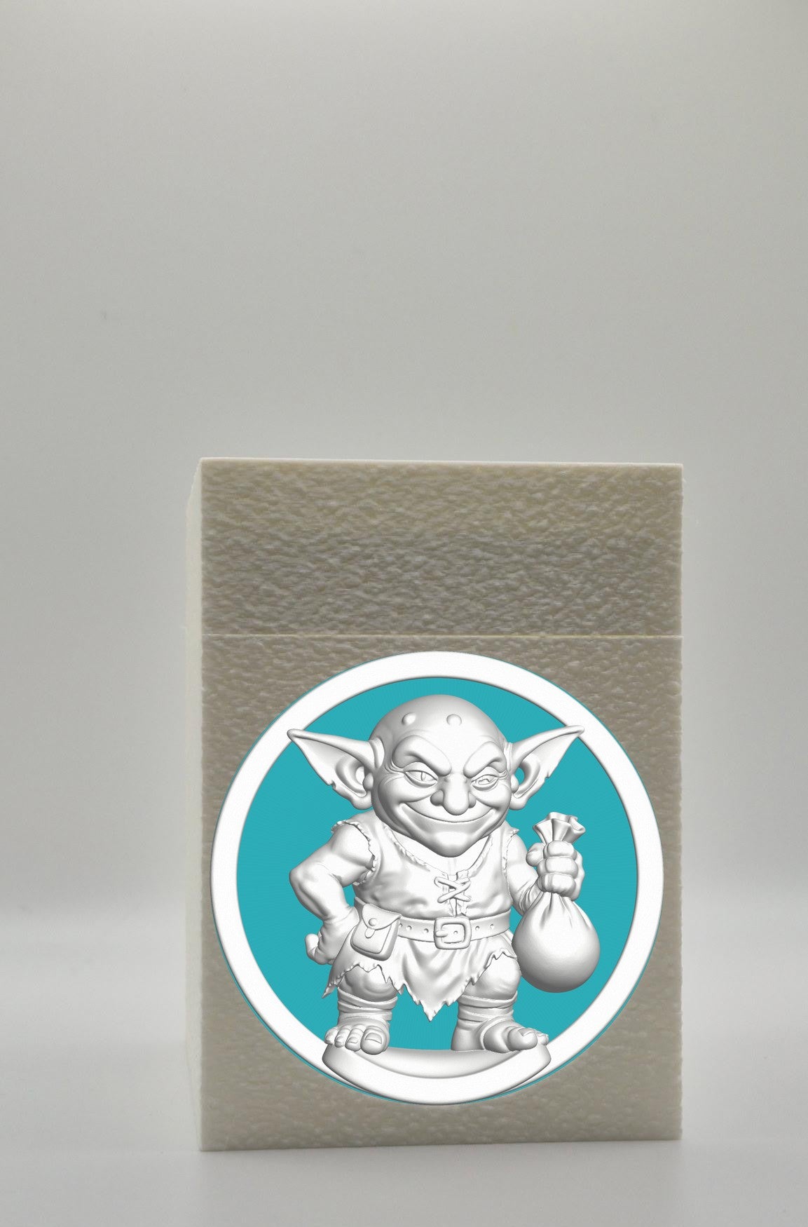 Greedy Goblin Card Box — White